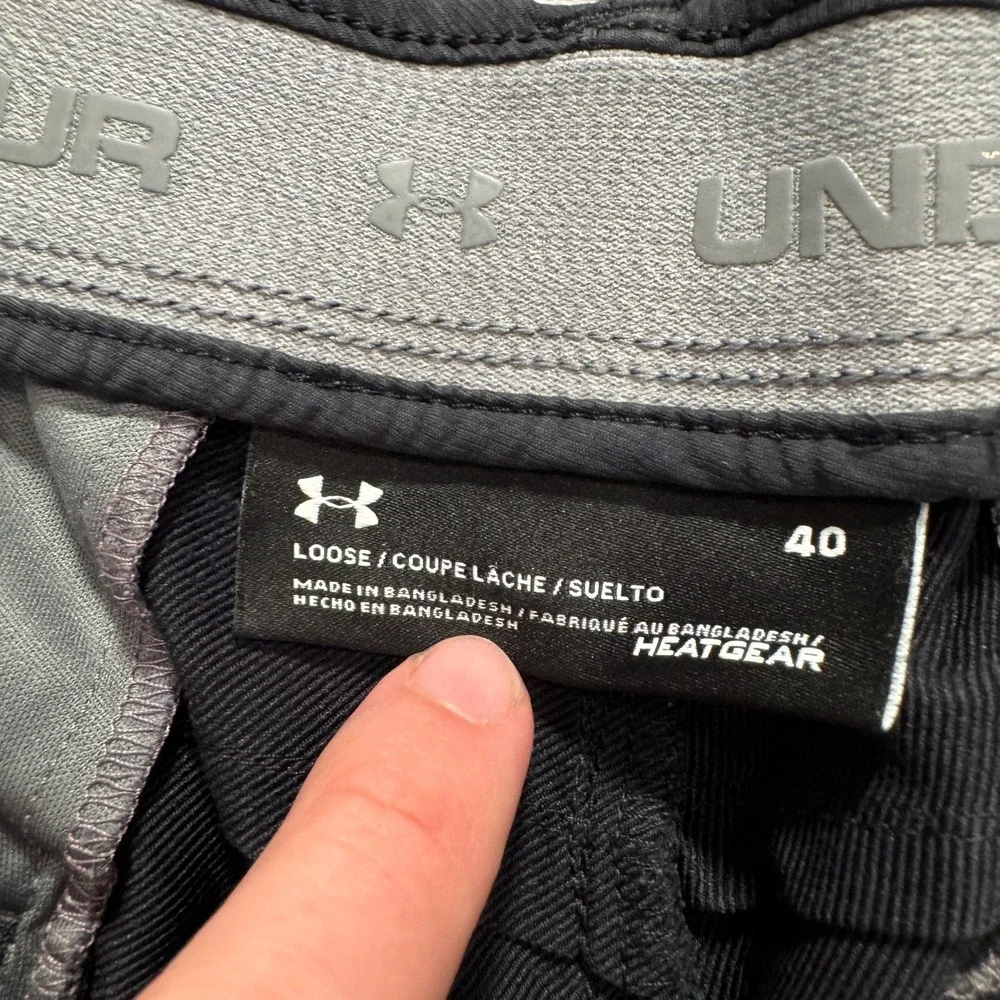 Under Armour Shorts Mens 40 Gray Training Golf Performance‎ 10